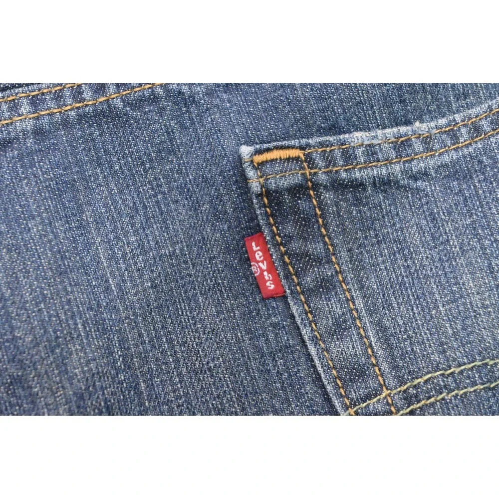 Levi's 559 Relaxed Straight Jeans Mens 46x32 Blue Denim‎ Medium Wash Excellent